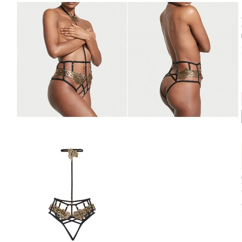 Last Pair VS VERY SEXY Band of Lovers Harness Panty So Incredibly Gorgeous! NWT - Picture 3 of 16